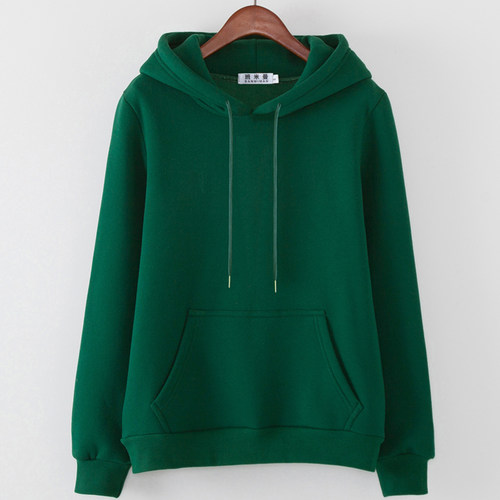 班米曼加绒连帽卫衣秋冬外套