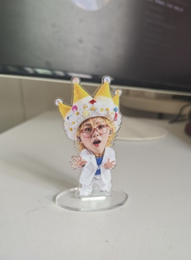 权志龙周边亚克力立绘夹子摆件卡通人物可爱家居好物