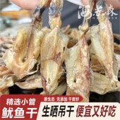 海产干货脆鱿筒小管鱿鱼干淡干海鲜海兔干鱿鱼炒菜小鱿鱼筒干货