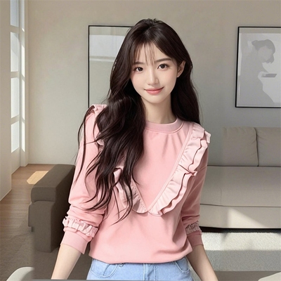 哺乳期上衣服外出辣妈秋季可外穿侧拉链潮妈秋装产后宝妈秋冬卫衣