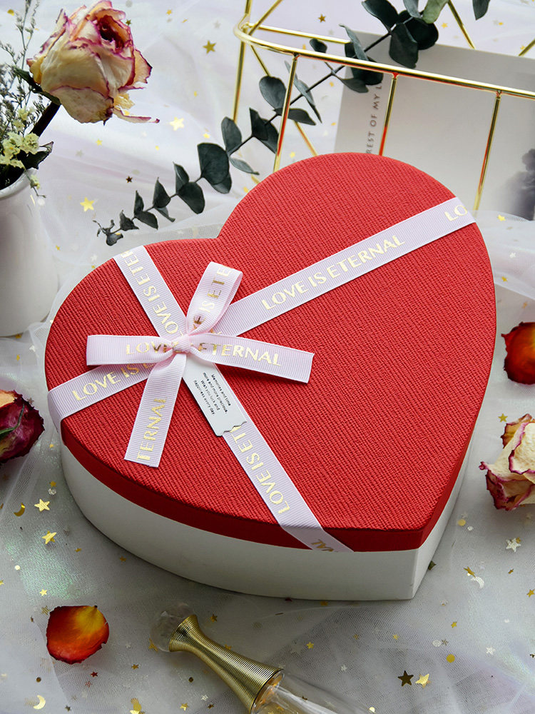gift box valentine day gift box empty box heart-shaped gift