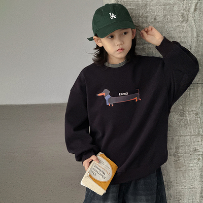 男童超好看加绒卫衣冬季2025新款