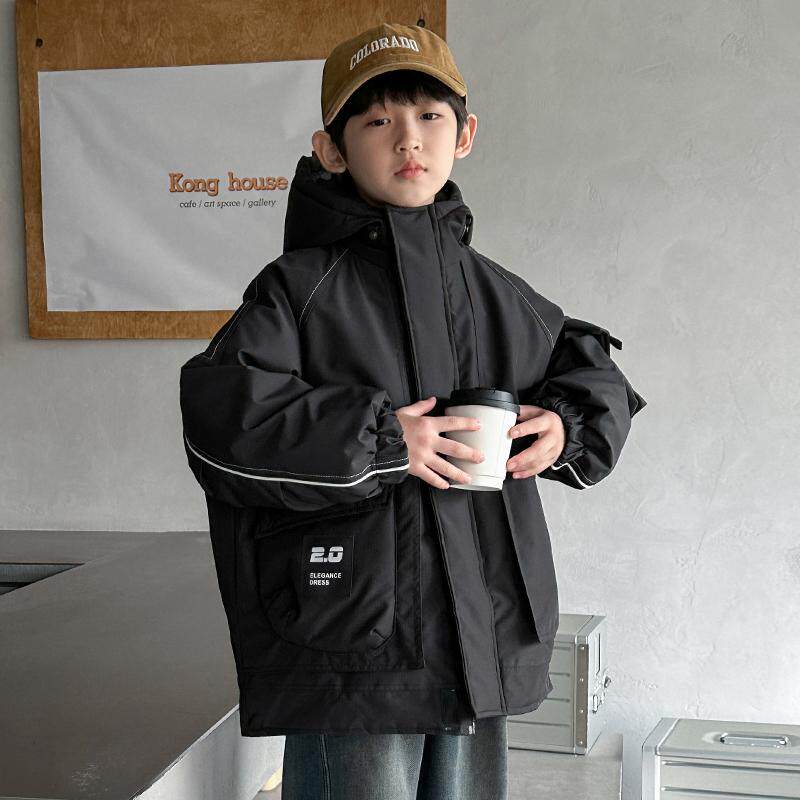 男童工装羽绒服中长款2025新款儿童装冬季加厚冲锋衣外套男孩冬装,童装/婴儿装/亲子装,羽绒服,淘宝优惠券,粉丝福利购,淘宝优惠卷