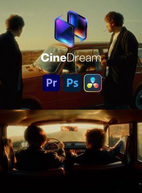 达芬奇/PR/PS胶片模拟ACES色彩科学视频调色素材CineDream V1.1.3