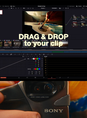 全新胶片模拟电影广告达芬奇调色 Filmkid 16 Powergrade & LUT