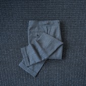 老钱休闲裤 男绅装 50%羊毛那不勒斯皇后人字纹小直筒西裤 CssuGent