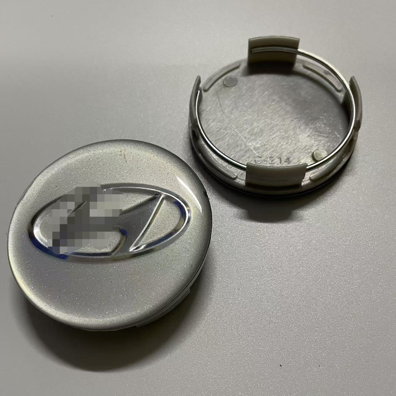 适用于现代轮毂盖悦动 60MM领动IX35圣达菲轮胎中心盖标汽车标盖