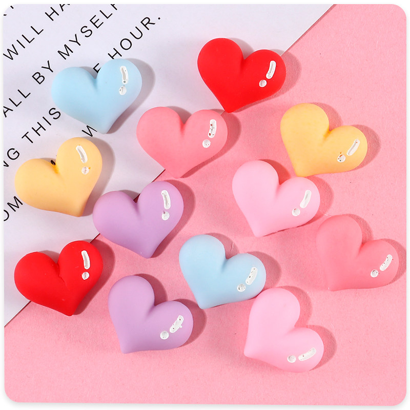 创意个性感叹号爱心树脂配件奶油胶diy材料手工制作装饰百搭