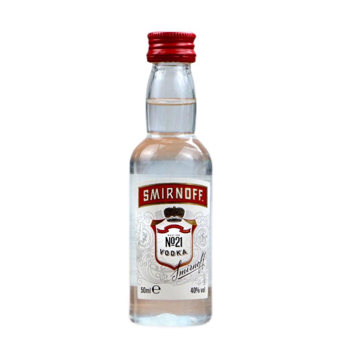 50ml斯米诺红牌伏特加 Smirnoff 皇冠伏特加 原装进口洋酒基酒