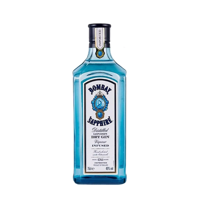 孟买蓝宝石金酒 毡酒琴酒 BOMBAY SAPPHIRE GIN杜松子酒洋酒进口