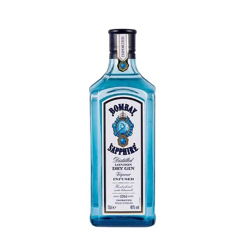 孟买蓝宝石金酒 毡酒琴酒 BOMBAY SAPPHIRE GIN杜松子酒洋酒进口