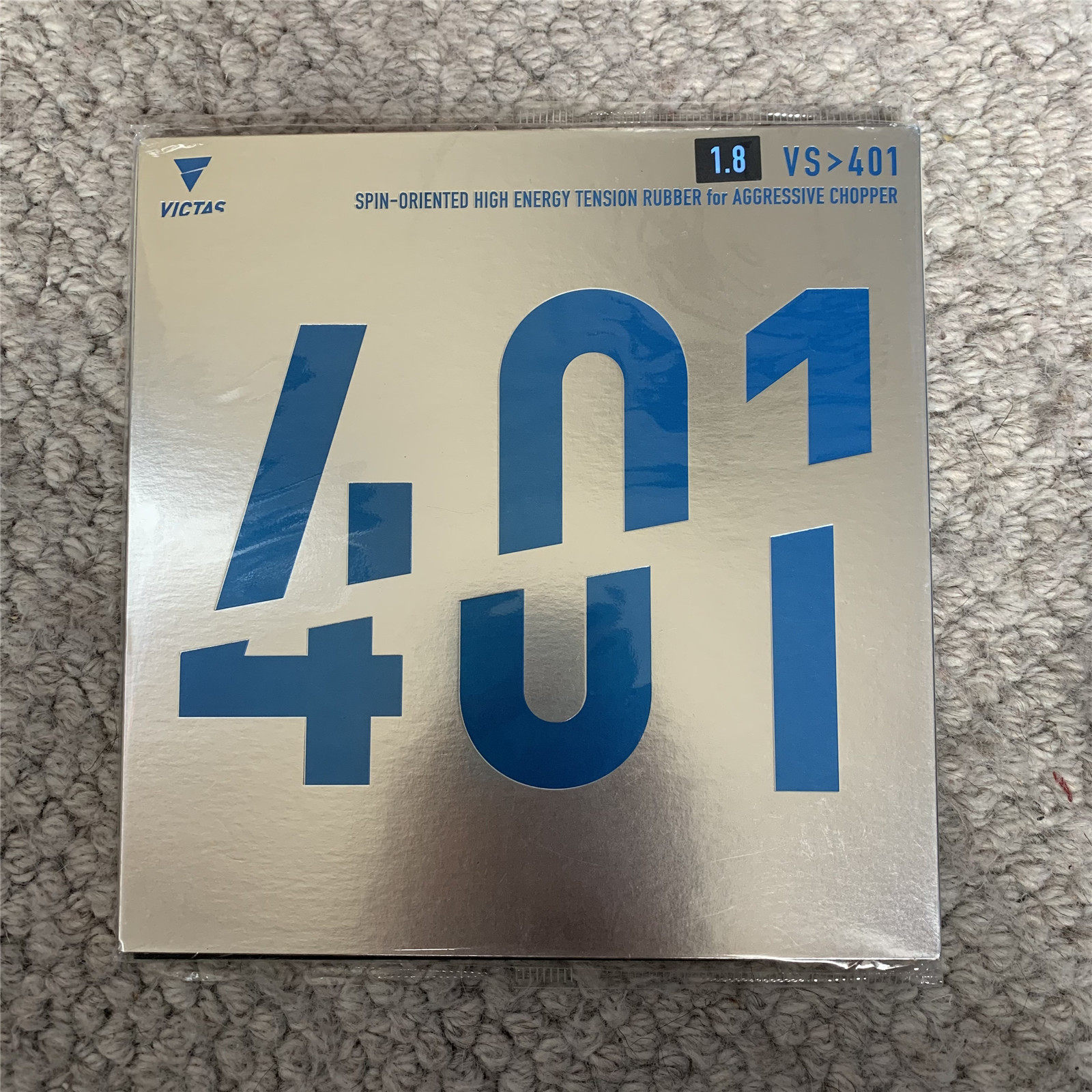 阿鹿日版victas维克塔斯401微粘性反胶乒乓球套胶削球用402胶皮_虎窝淘