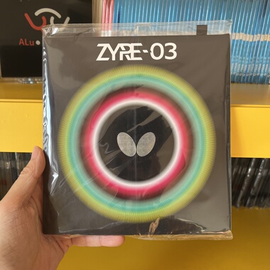 阿鹿日版蝴蝶Z03乒乓球套胶反胶高内能海绵年ZYRE-03胶皮06140
