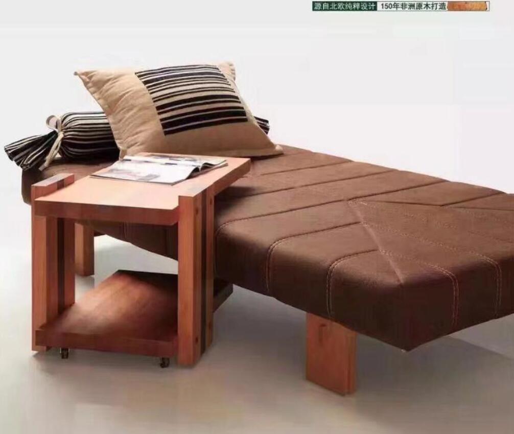 牛仔部落  北欧艺家风阳床休闲实木家床西部牛仔骑士家具红胡桃