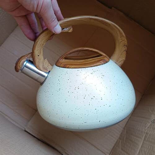 微瑕特价 德国3L外贸高品质304不锈钢鸣笛烧水壶电磁炉煤气炉通用