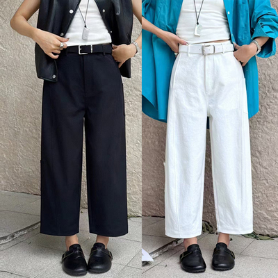 秋季新款轻奢休闲直筒裤