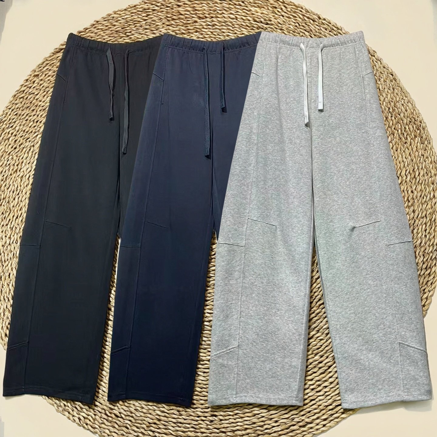 桐桐佳~2026春季新款弹力休闲弯刀裤女宽松显瘦窄版阔腿裤子86075,女装/女士精品,休闲裤,淘宝优惠券,粉丝福利购,淘宝优惠卷