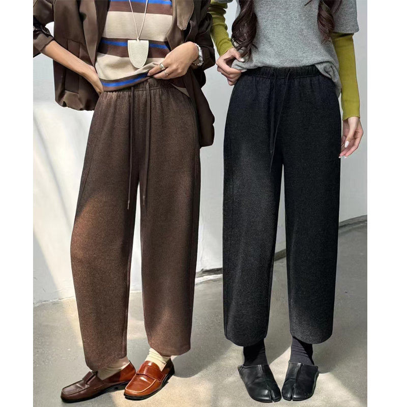 桐桐佳冬季轻奢进口可机洗休闲裤