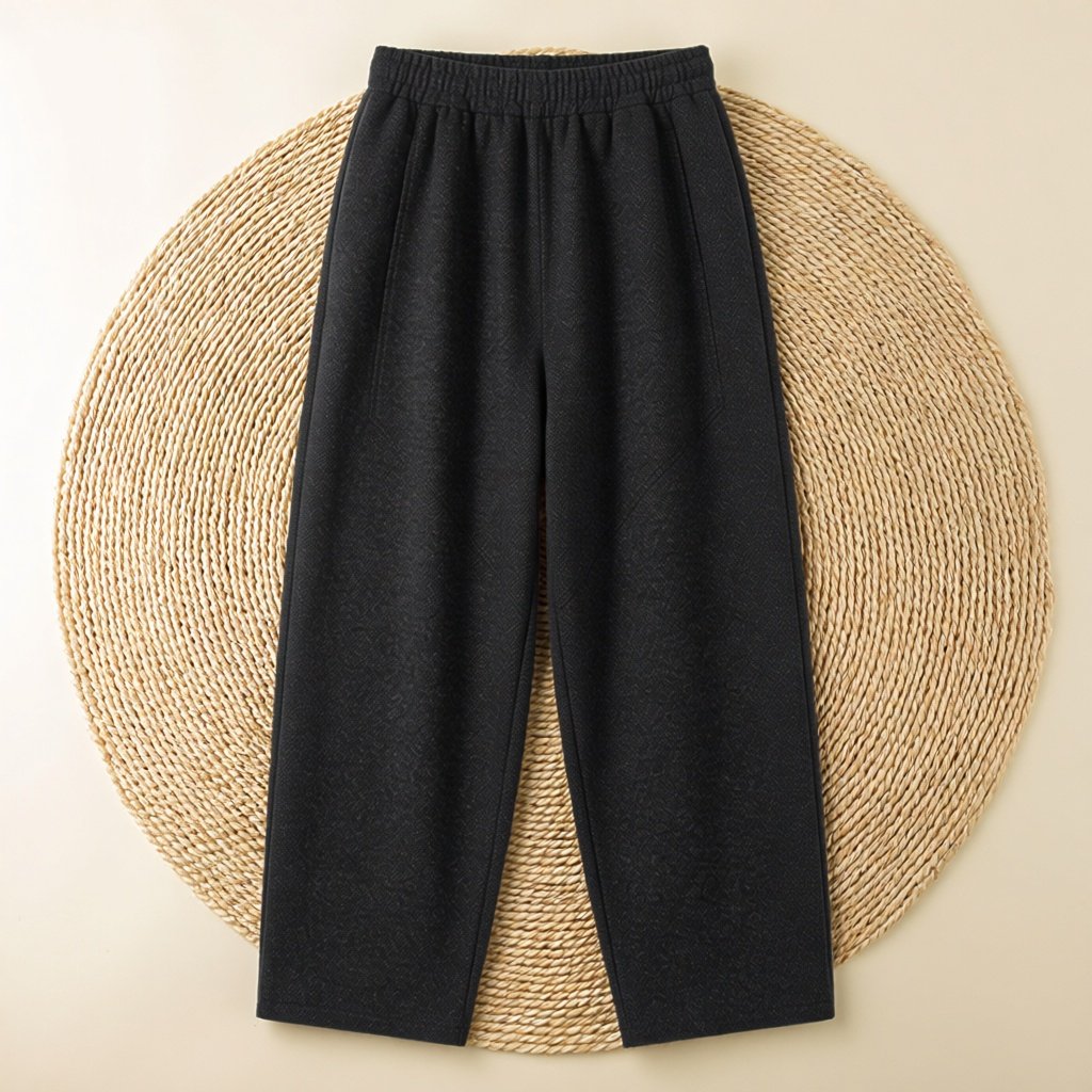 桐桐佳轻奢毛呢厚料九分休闲裤女松紧腰大码显瘦哈伦裤简谜25011,女装/女士精品,休闲裤,淘宝优惠券,粉丝福利购,淘宝优惠卷