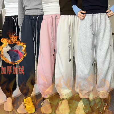 2025年冬季加绒宽松显瘦运动风