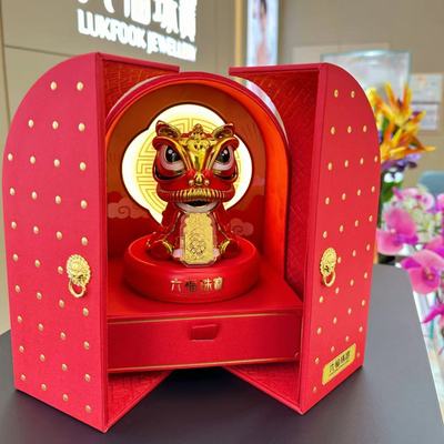 年底送礼推荐六福足金摆件