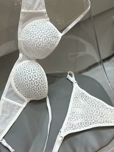 透气 薄杯透明杯性感网纱爱心纯色简约文胸内衣带钢圈大码 欧版 新款