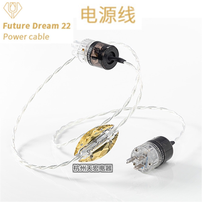 荷兰晶彩Crystal Cable未来梦幻系列Future Dream 22单晶银电源线