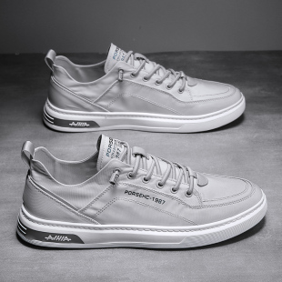 春季布鞋男透气鞋子男款板鞋休闲一脚蹬冰丝帆布鞋老北京工作潮鞋