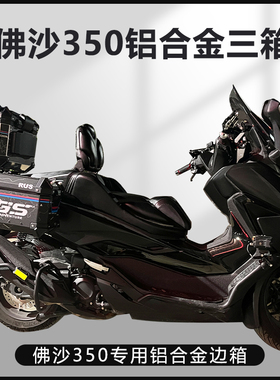 AYAY佛沙350边箱摩托车16L边箱45L尾箱三箱侧边箱通用两侧箱