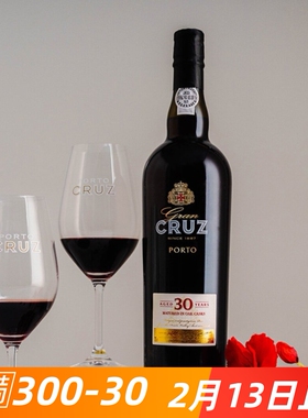 葡萄牙进口科鲁斯宝石红茶色波特酒精选珍藏加强酒10年20年30年