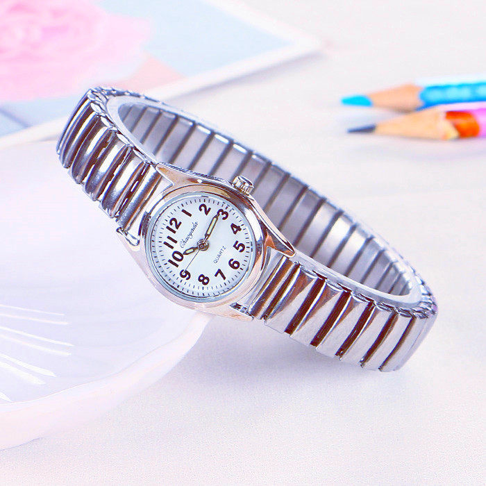 复古时尚女士松紧弹簧带手表