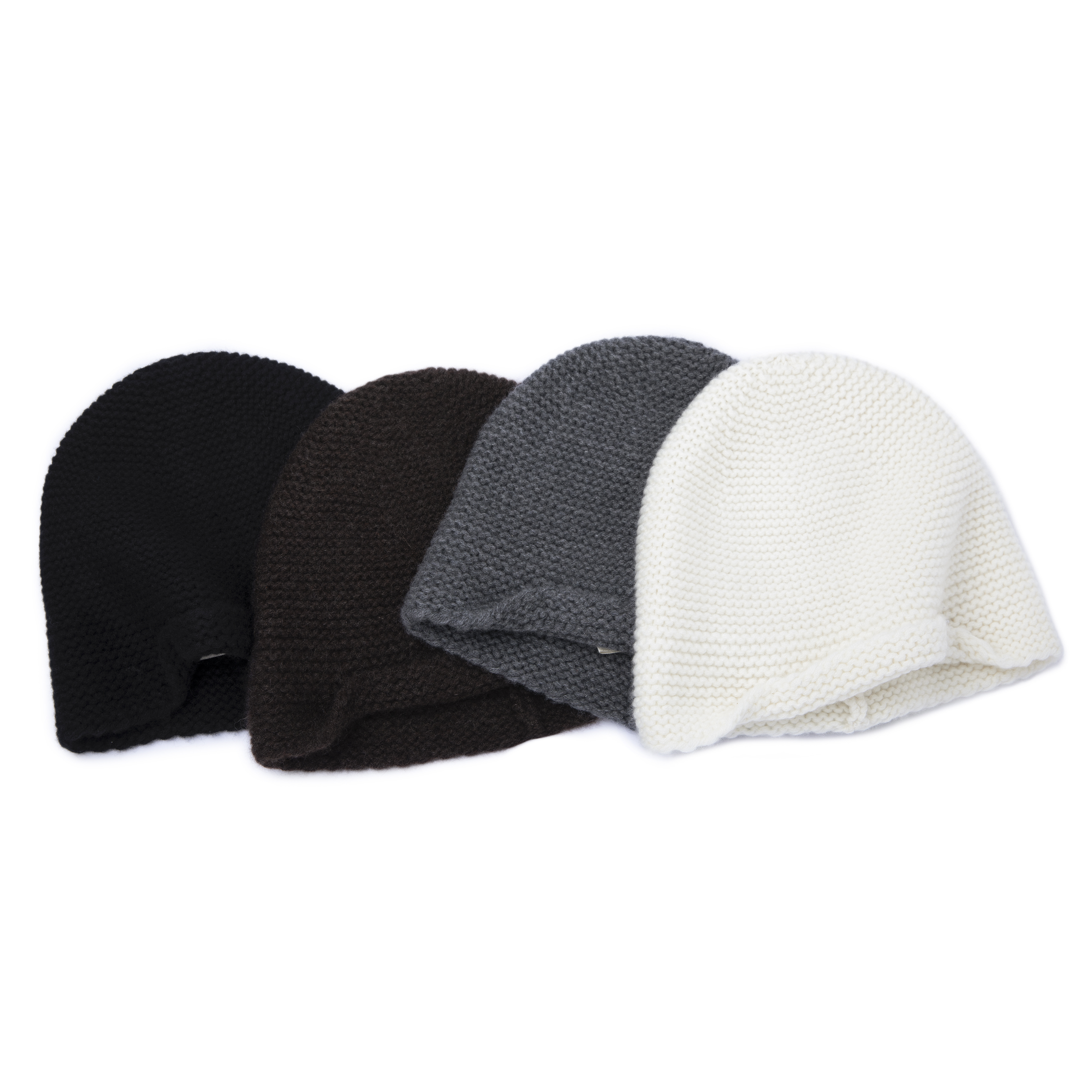 LEMAER乐玛尔 新款100%CASHMERE小众粗线针织&大头围翻边羊绒帽