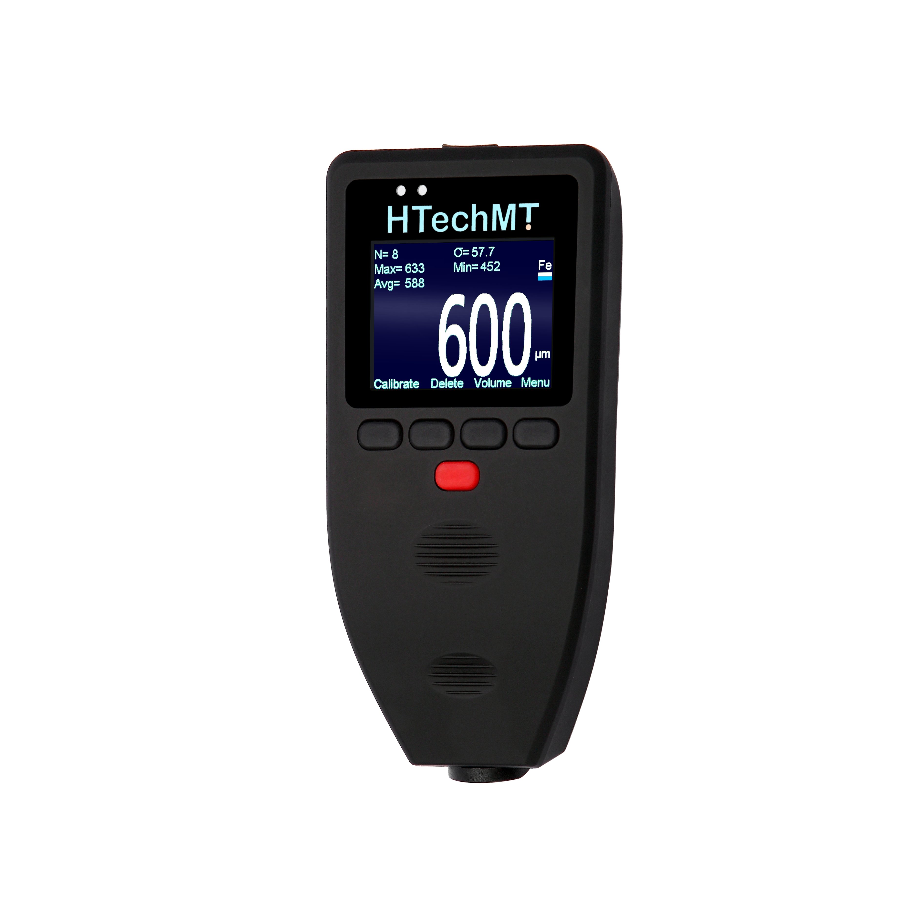 德国HTechMT钢结构防火涂料漆膜镀锌层涂镀层测厚仪CO600FBB2H