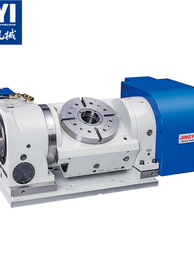 台湾整机原装 景益TDNC-210五轴转台 数控分度盘 分度头 加工中心