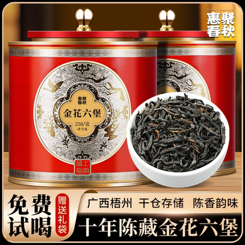 惠聚春秋广西六堡茶10年陈500g