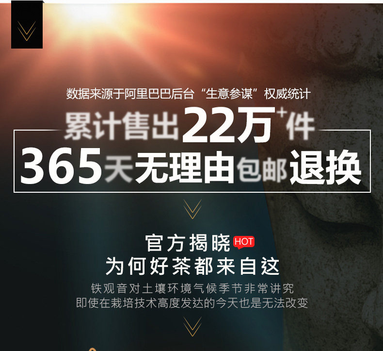 惠聚春秋2023安溪秋茶铁观音清香型特级乌龙茶叶新茶真空袋礼盒装