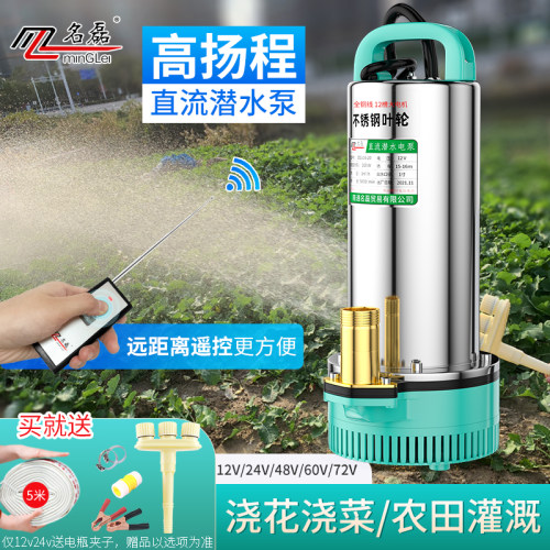 名磊12v24v48v60v直流潜水泵