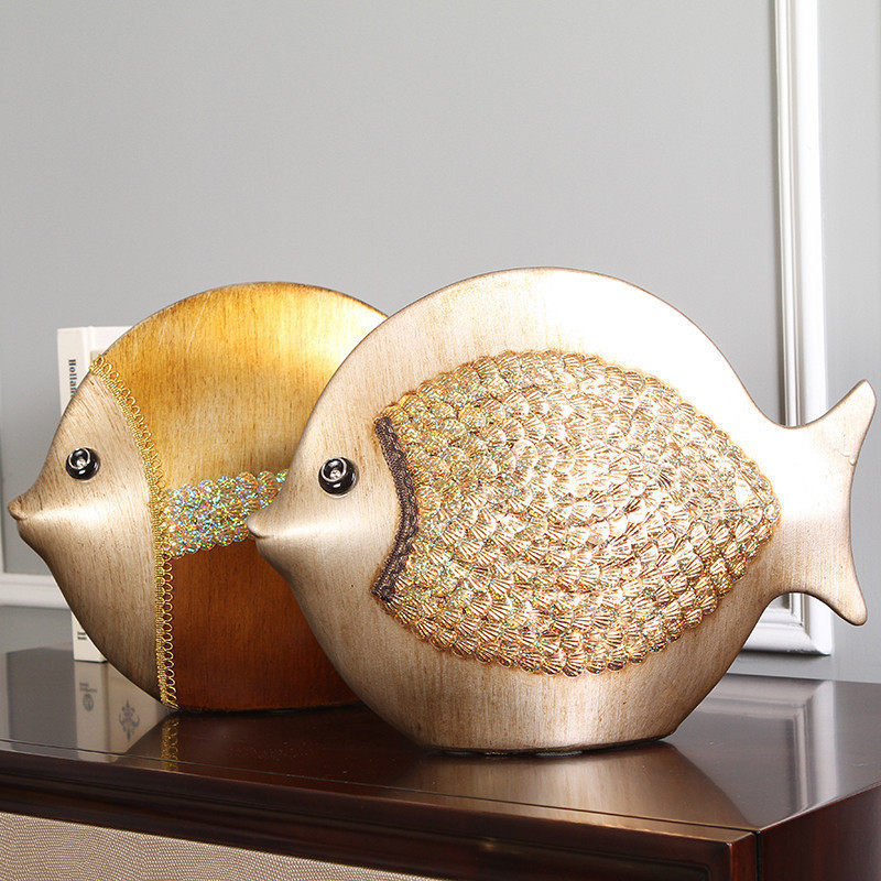 high-grade European style Decoration Creative home ornament Ceramic crafts Fish lovers a living room Wine cabinet TV cabinet Decorationin the Home accessories , Decoration  category - from Buy2taobao.com to provide professional Taobao agent buy service