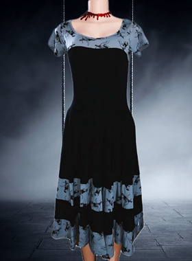 美单潮牌Retro复古二战pin up百老汇大裙摆长连衣裙Rockabilly