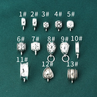 925泰银DIY三通配件手工制作串珠手链项链男女手链吊坠直通配饰品