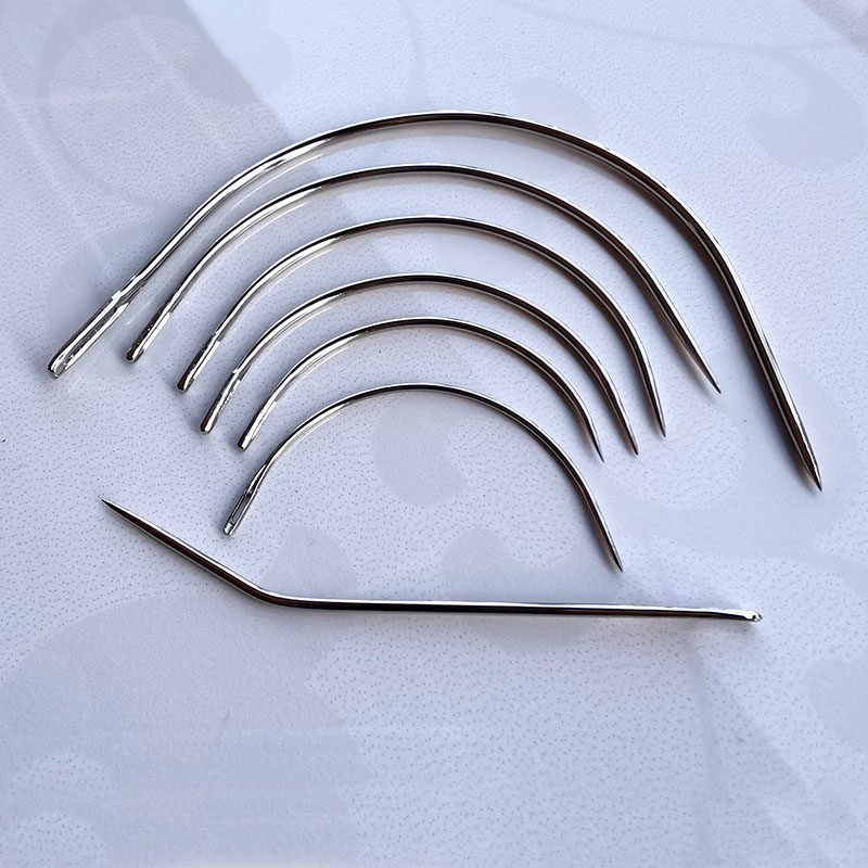 弧形针手工缝纫修补沙发座椅靠垫转角曲针皮革针公仔皮草包带弯针,居家布艺,针,淘宝优惠券,粉丝福利购,淘宝优惠卷