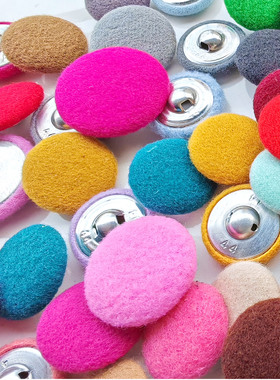 驼色羊绒包扣米白黑色毛呢女大衣深咖啡浅卡其粉红棕褐外套钮扣子