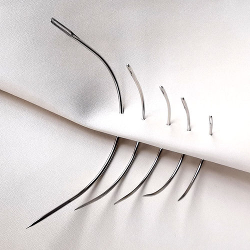 双燕弧形弯针公仔曲型修补皮革针