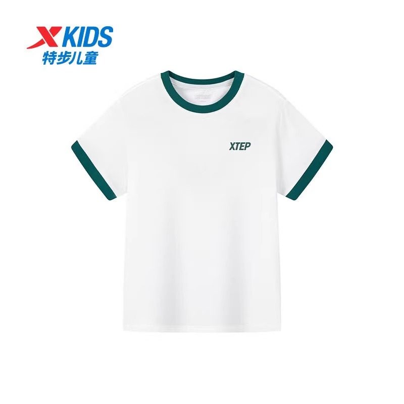 特步儿童短袖针织衫2025夏季新款女大童纯色内搭T恤675324014420,童装/婴儿装/亲子装,T恤,淘宝优惠券,粉丝福利购,淘宝优惠卷