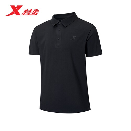 特步polo衫男运动冰丝薄款