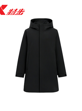 特步羽绒服男无缝中长款CHINA商务外套2025冬季新款975429640365