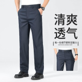 西裤 高腰宽松直筒西裤 高端莱赛尔面料休闲裤 直筒 男 男士 2026夏季