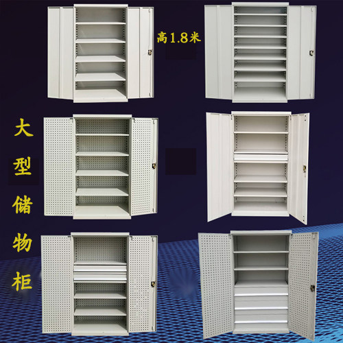 单双开门铁皮柜储物柜重型加厚