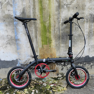 FNHON风行折叠车412 铝合金碟刹便携代驾变速 三速自行车单车