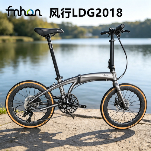 Fnhon风行20寸折叠车LDG2018 康卡斯三刀碳轮451碟刹超轻自行车